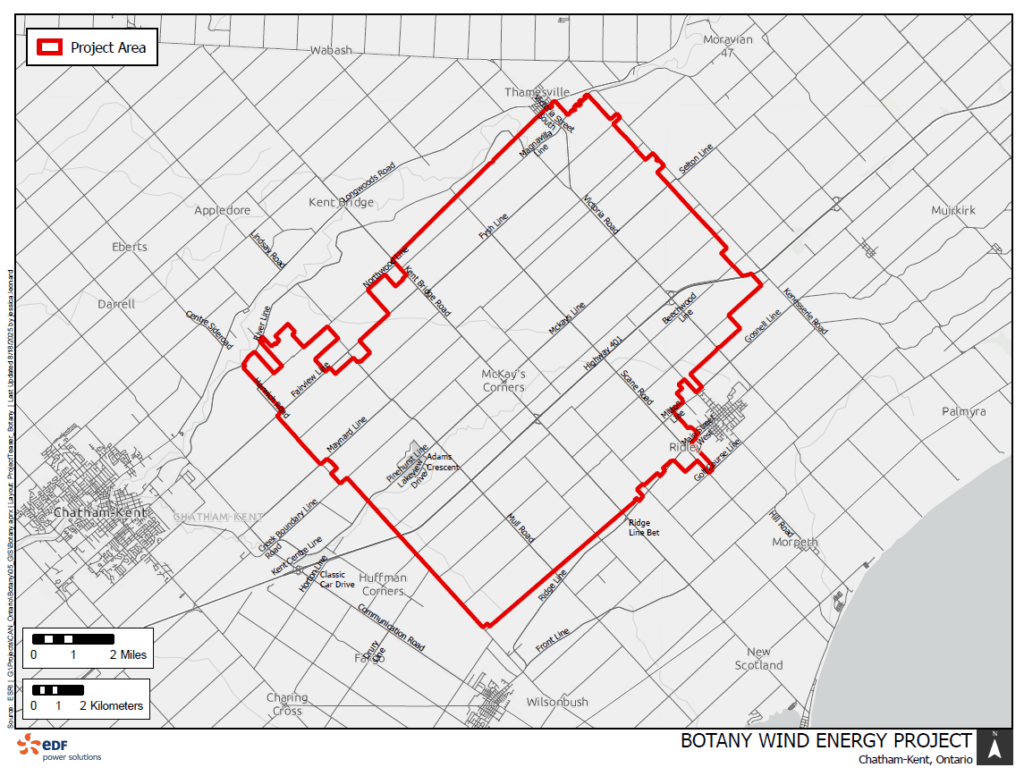 Wind project planned on the outskirts of&nbsp;Thamesville